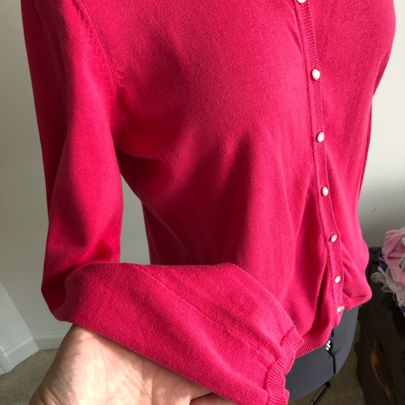 Day Harbor deep pink sweater - Picture 2 of 7